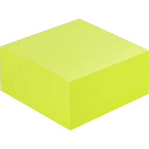 Attache Блок-кубик Selection 76х76 мм, 400 листов желтый неон 75 г/м² 76 мм 76 мм 400 листов стикеры post it 76х76 мм желтые неоновые 350 листов в упаковке 212936