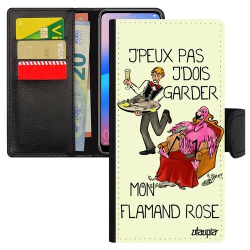 фото Чехол-книжка на телефон samsung galaxy a10, "не могу - у меня фламинго!" юмор шутка utaupia