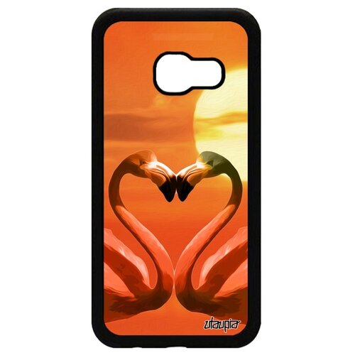 фото Чехол для samsung galaxy a3 2017, "фламинго" сердце символ utaupia