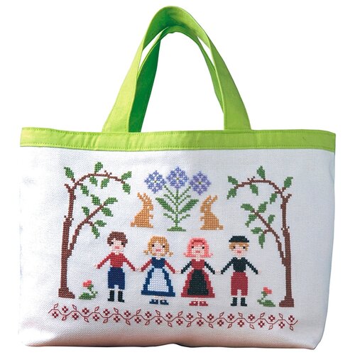 фото Набор для вышивания сумки восхищаюсь цветами xiu crafts 2860210