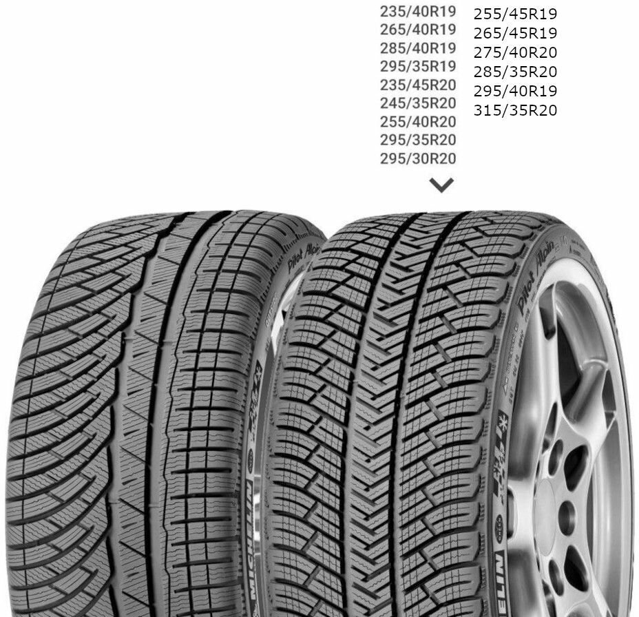 Шины зимние Michelin Pilot Alpin PA4 XL 235/35 R20 92 V