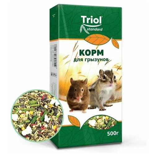 Тriol Standard Корм для грызунов, 500 г, 3 упаковки