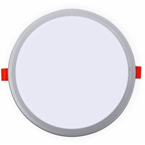 Встраиваемая светодиодная панель OGM LP-09 с регулировкой под посадочное отверстие, 15Вт, 230В/50Гц, 1200лм, 6500К, 175х24мм, круглая, драйвер на корпусе