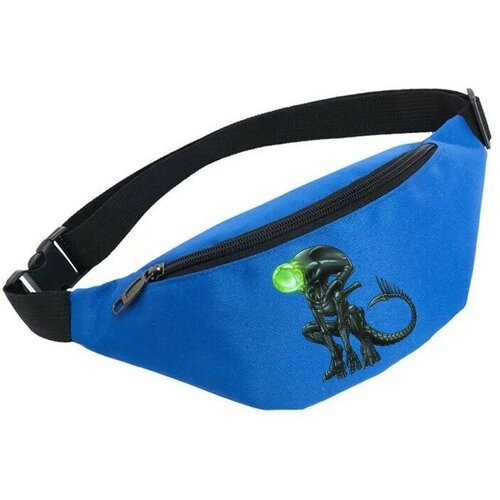 фото Сумка поясная noname, голубой