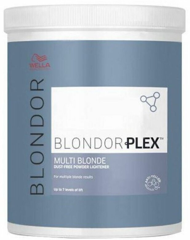 Краска для волос Wella Professionals BLONDOR BlondorPlex Multi Blonde, Обесцвечивающая пудра без образования пыли, 400 г