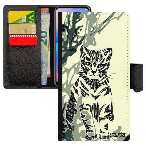 фото Чехол-книжка на мобильный apple iphone 8, "кот" бенгальский маленький utaupia