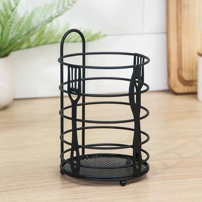 фото Сушилка для столовых приборов Доляна 7905544, 17,5×11×11 см