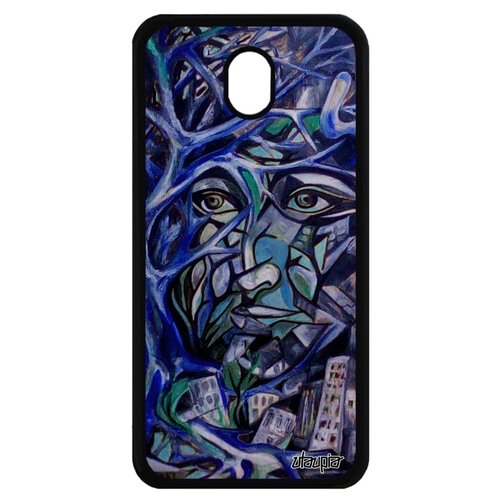 фото Чехол для мобильного samsung galaxy j7 2017, "взгляд" лицо стрит-арт utaupia