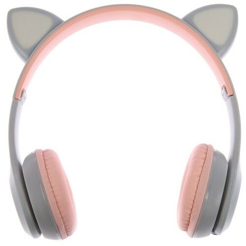 Наушники P47M беспроводные полноразмерные BT microSD микрофон AUX с ушками белые 1240₽