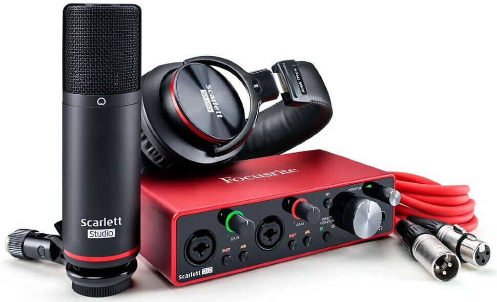 Внешняя звуковая карта Focusrite Scarlett 2i2 Studio 3rd Gen