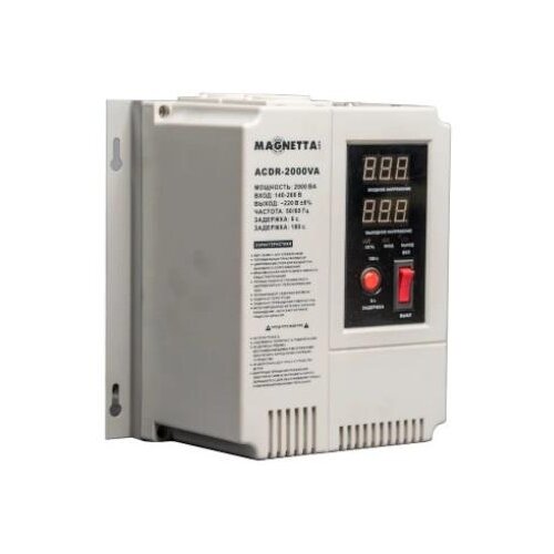Стабилизатор напряжения однофазный Magnetta ACDR-2000VA 1200 Вт 5835₽