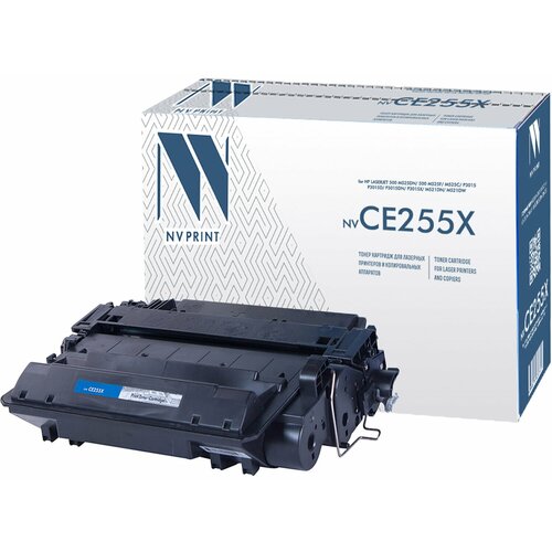 Картридж лазерный NV PRINT (NV-CE255X) для HP LaserJet P3015d/P3015dn/P3015x, ресурс 12500 стр. картридж nv print ce255x для hp 12500 стр черный