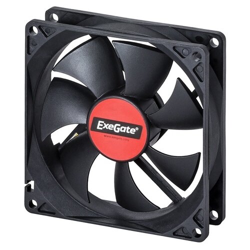 Вентилятор для корпуса ExeGate EX09225S3P, черный