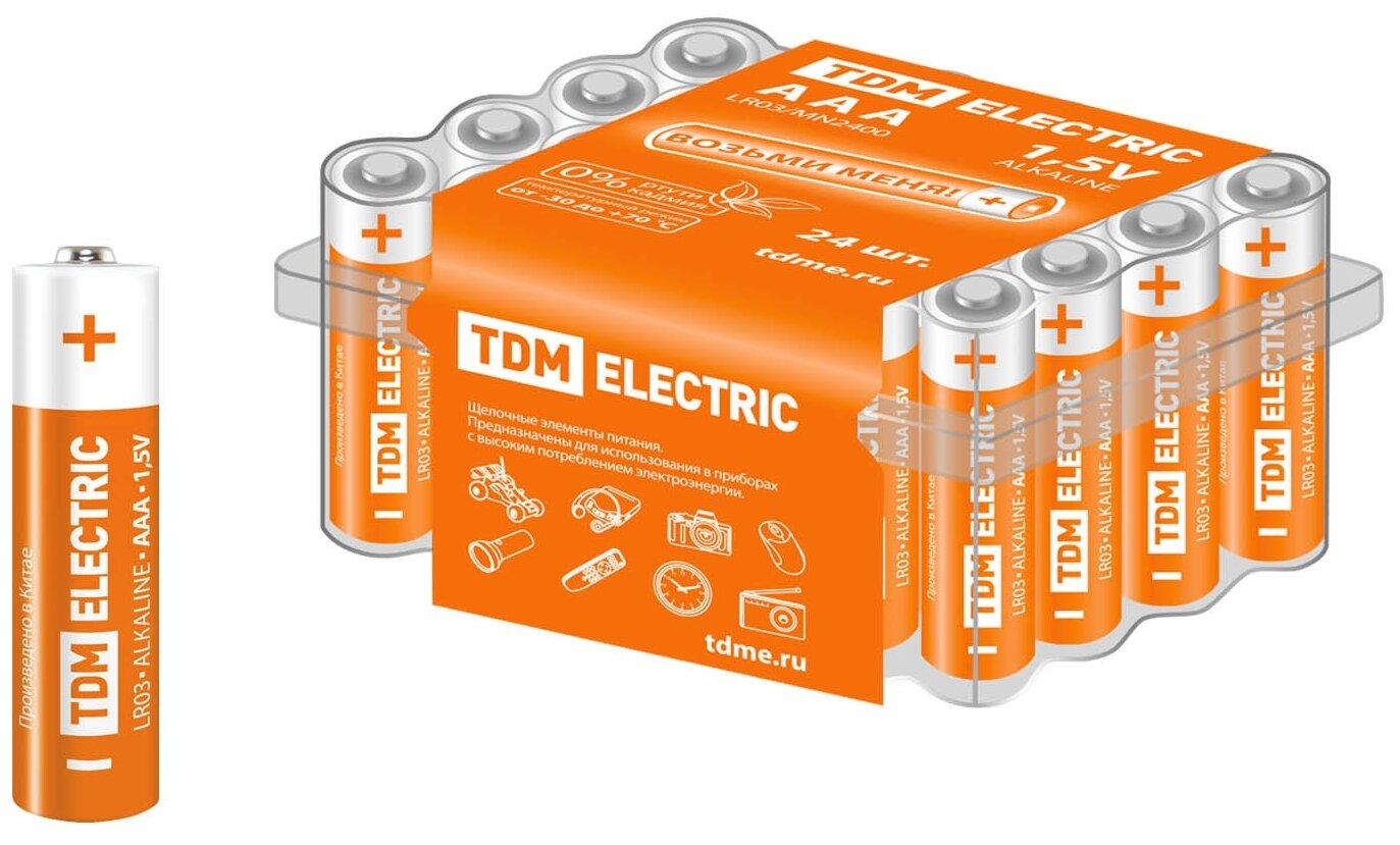 Батарейка TDM ELECTRIC SQ1702-0033 AAA