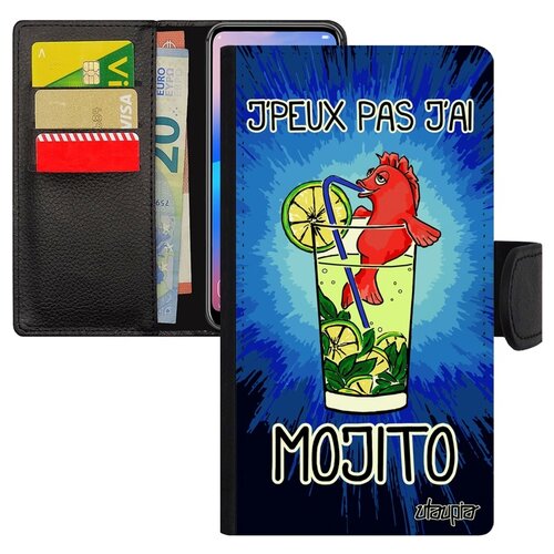 фото Чехол-книжка на телефон redmi note 6 pro, "не могу - у меня мохито!" пародия пиво utaupia