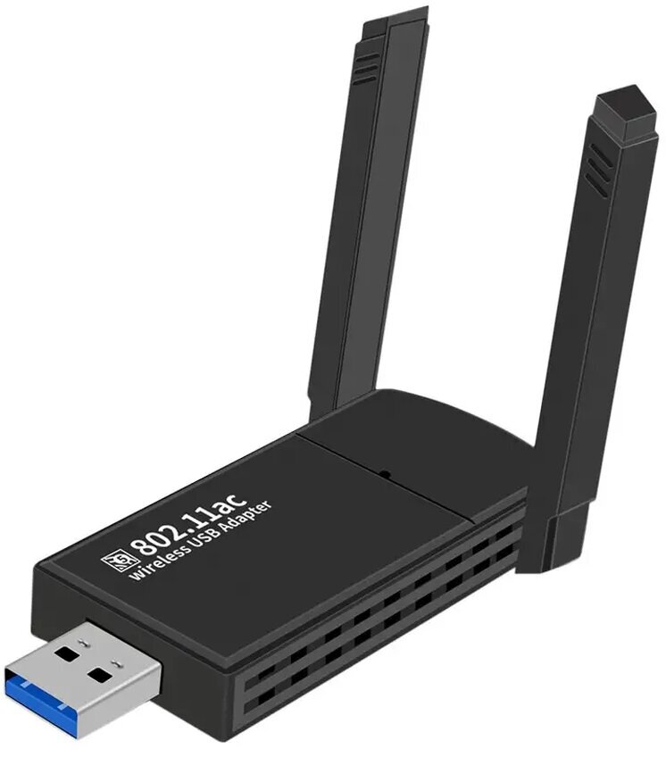 WiFi адаптер AC1300 (RTL8812) USB 3.0 802.11ac 867 Мбит/с антенна 5dBi | ORIENT XG-945ac