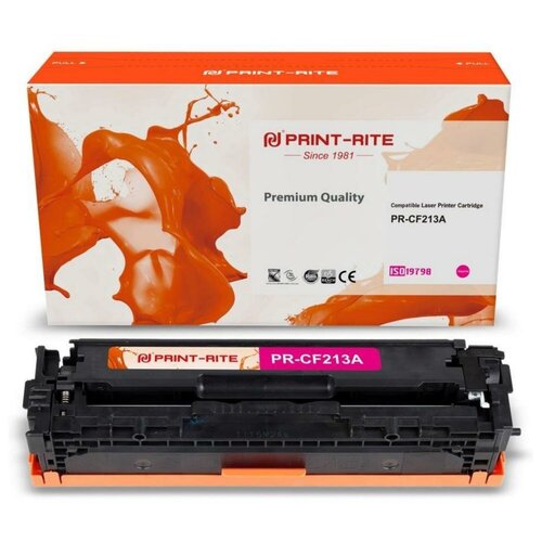 Картридж лазерный Print-Rite TFH995MPU1J PR-CF213A CF213A magenta ((1800стр.) для HP LJ Pro 200/M251/M276 ((PR-CF213A)) (PR-CF213A)