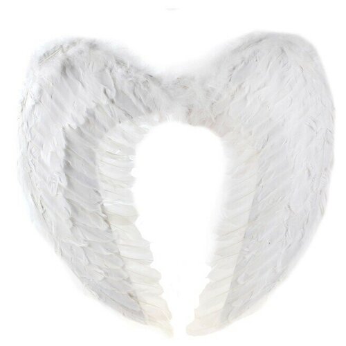 Крылья ангела, на резинке, цвет белый крылья ангела на резинке 29х34 цвет белый