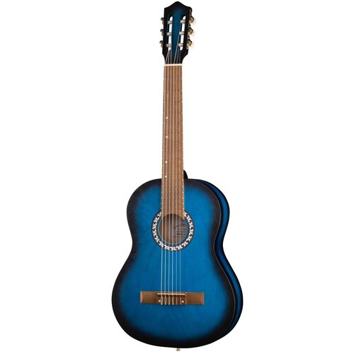 M-303-BL Гитара классическая, синяя, Амистар классическая гитара амистар m 30 n