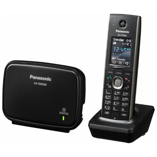 VoIP(SIP)- телефон PANASONIC KX-TGP600RUB, чёрный