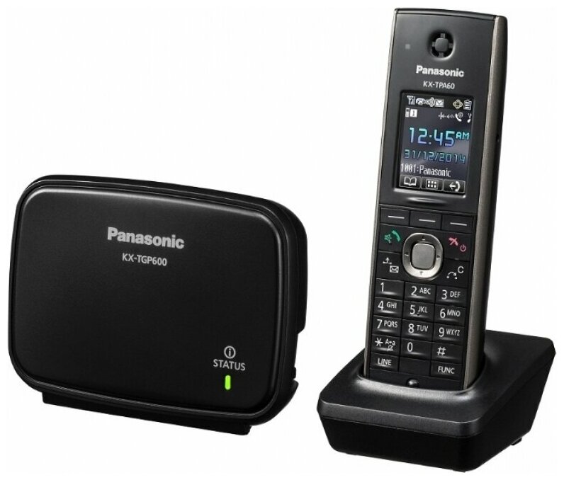 VoIP(SIP)- телефон PANASONIC KX-TGP600RUB чёрный