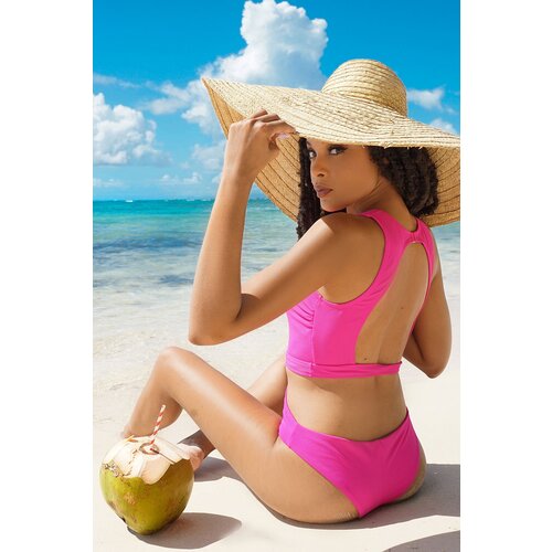 фото Купальник uniconf, размер l, фуксия, розовый