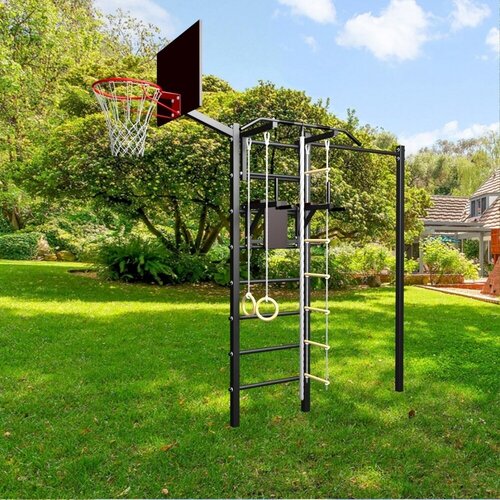 Уличная шведская стенка Sv Sport У418K (ступени Чёрные)