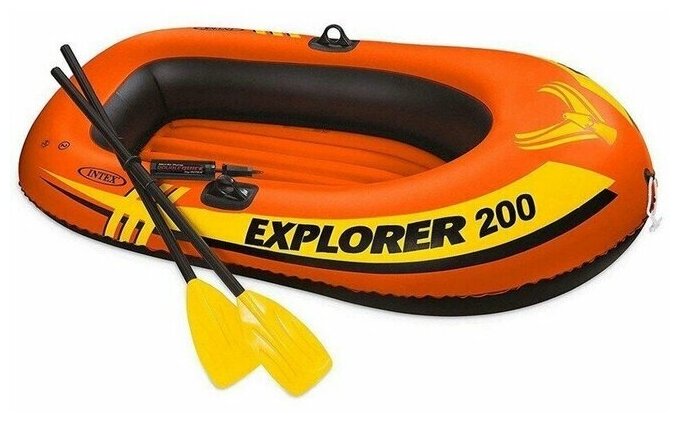 58331 Надувная лодка Explorer 200 set (до 95кг) 185х94х41см + весла/насос от 6лет — купить в интернет-магазине по низкой цене на Яндекс Маркете