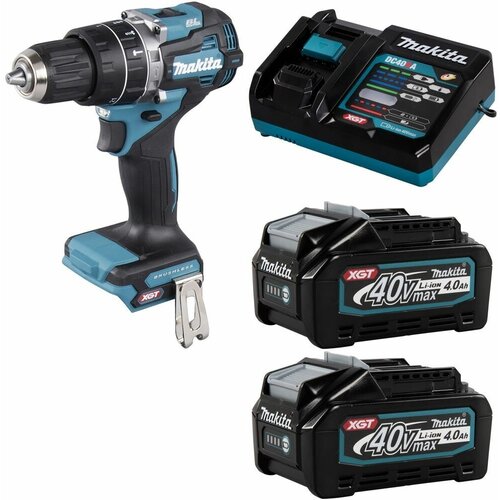 Дрель-шуруповерт аккумуляторная 65Нм XGT 40В 2х4Ач зу Makita HP002GM201 6651000₽