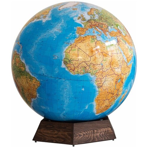 Глобус физический на деревянной подставке d = 130см