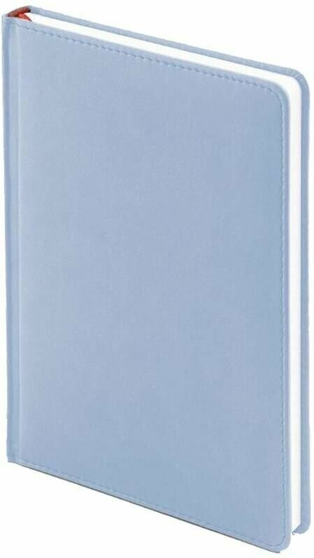 Attache Ежедневник недатированный Velvet, зефирный голубой, А5+, 136 л