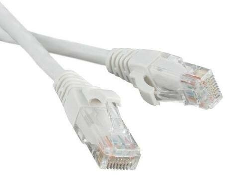 Патч-корд RJ45 - RJ45, 4 пары, UTP, категория 5е, 15 м, белый, LSZH, LANMASTER