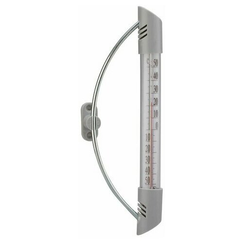 Термометр оконный с креплением на липучке и винтами / Уличный термометр для окна