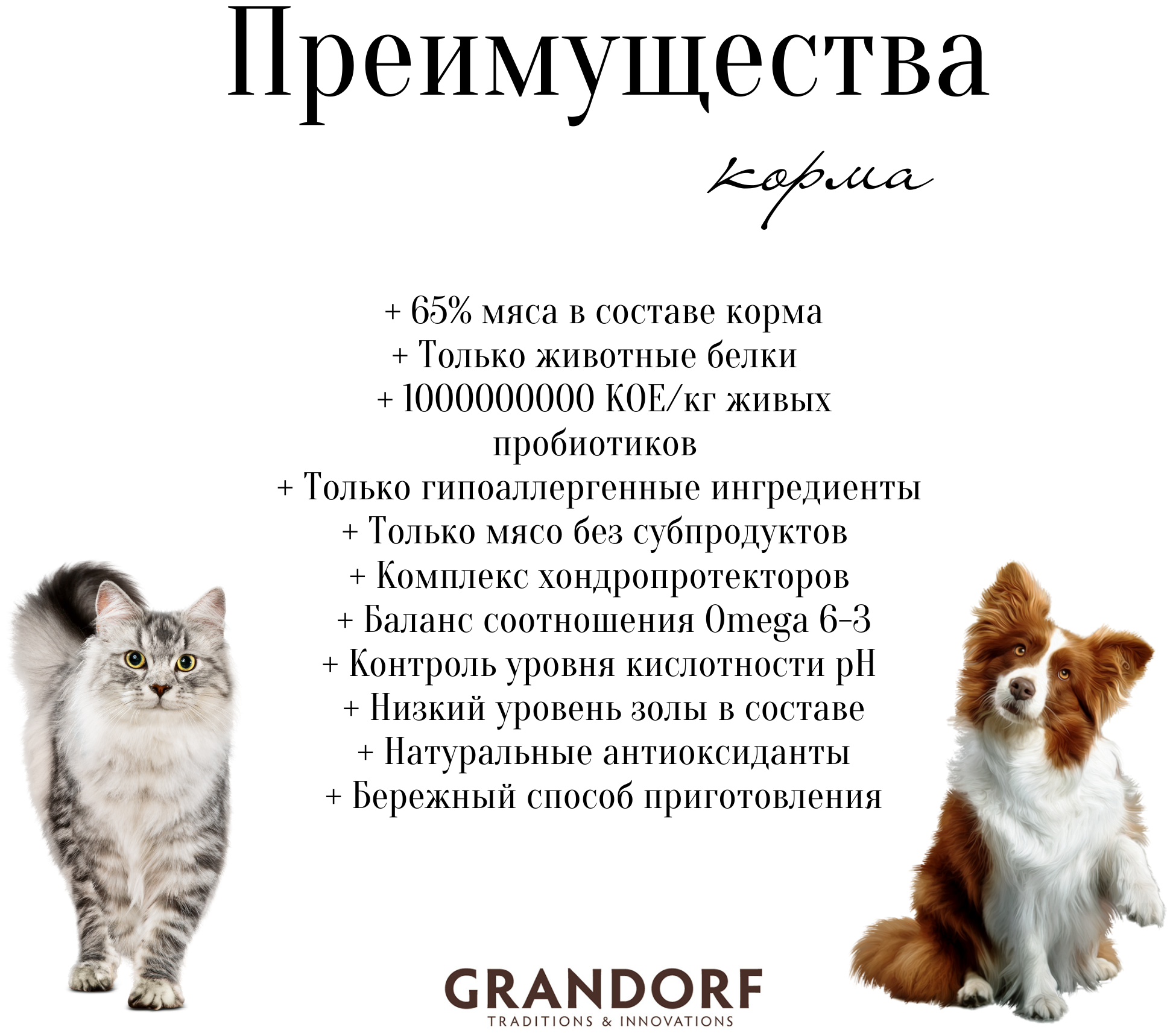 Корм для кошек GRANDORF - фото №19