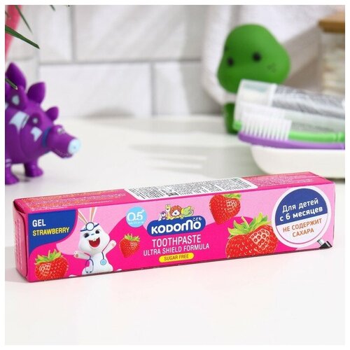 Детская зубная паста KodomoToothpaste for Children- со вкусом клубники, 40 г