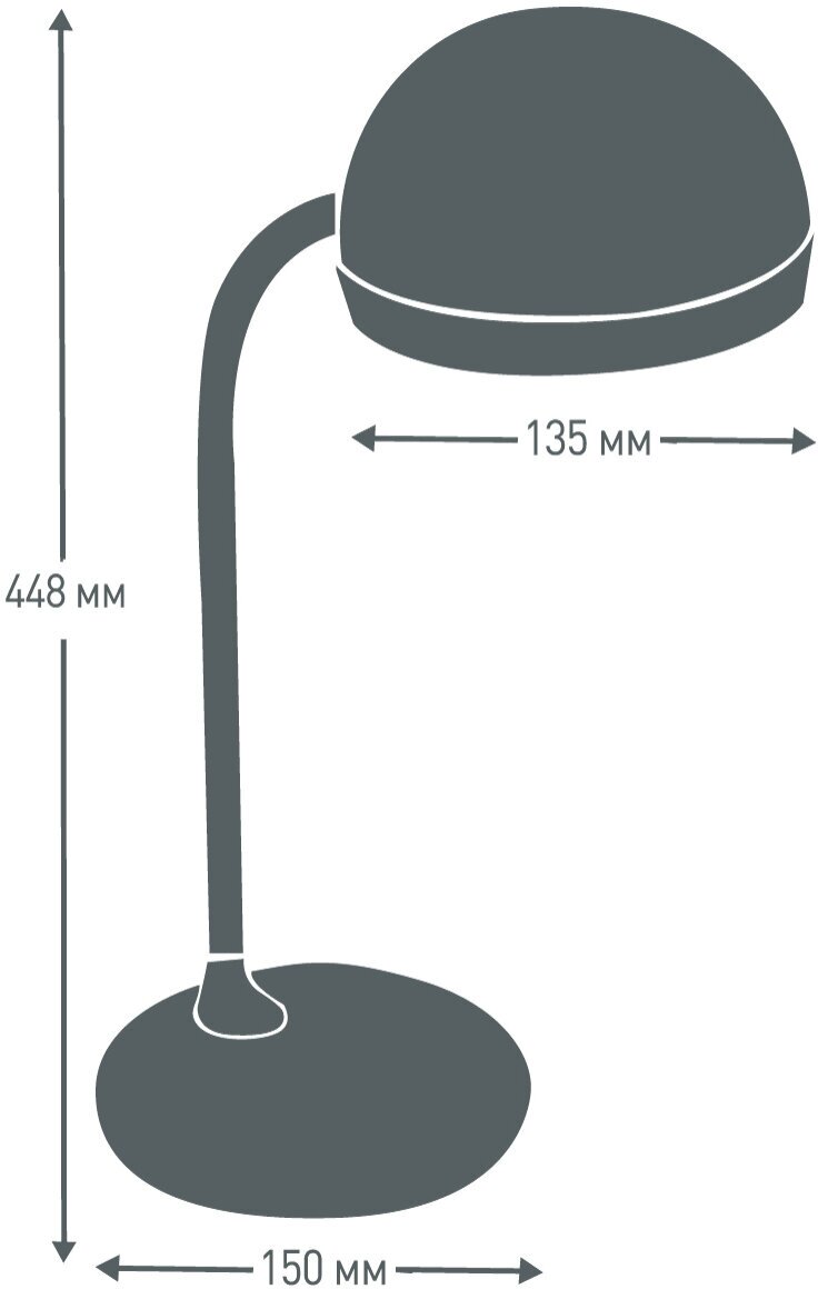 лампа настольная CAMELION 6,5Вт LED 360Лм 2700К черная - фото №20