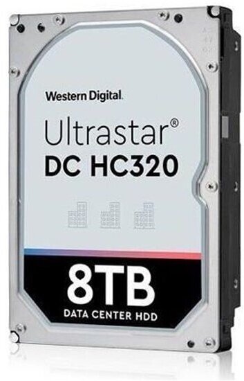 Жесткий диск Western Digital WD Ultrastar DC HC320 0B36400_HUS728T8TAL5204 3.5" 8.0Tb SAS 12 Gb/s 256Mb 7200rpm