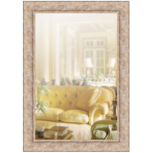 фото Зеркало в широкой раме 70 x 100 см, модель p080032 аурита