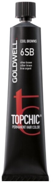 Goldwell Topchic стойкая крем-краска для волос, 6SB серебристо-коричневый