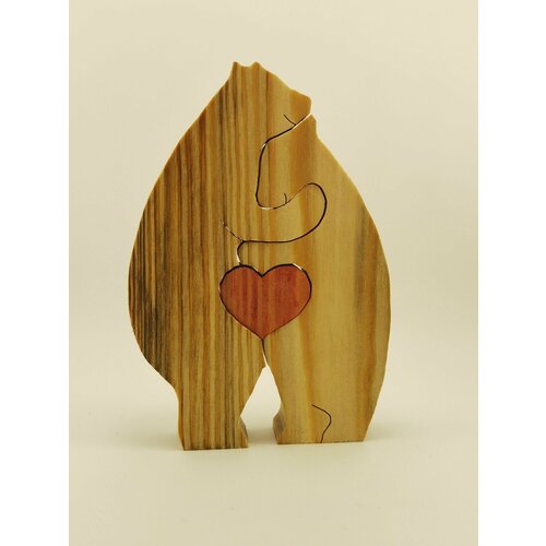 Фигурки Мишки, подарок на Пасху, фигурка из дерева, символ Любви