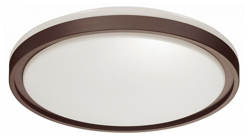 Настенно-потолочный светильник Сонекс NAVIL 3044/DL, 48 Вт, кол-во ламп: 1 шт., 6000 К, цвет арматуры: коричневый, цвет плафона: белый - фотография № 2
