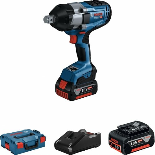 Аккумуляторный ударный гайковёрт Bosch GDS 18V-1050 H Professional в кейсе, арт. 06019J8522