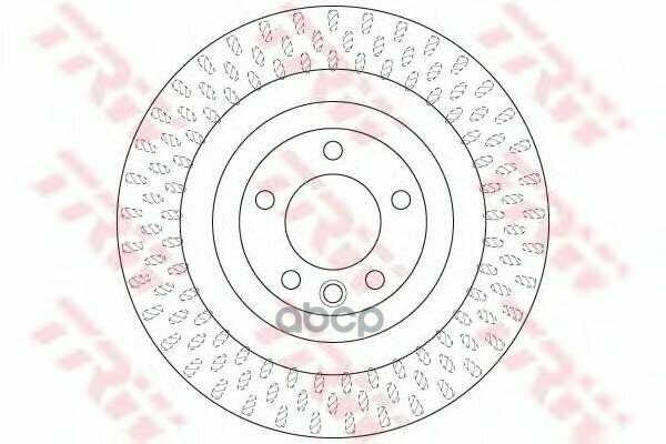 Диск Тормозной | Зад | TRW арт. DF6505S