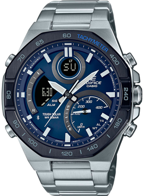 Наручные часы CASIO Edifice ECB-950DB-2A, синий, черный