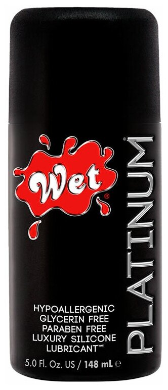 Лубрикант на силиконовой основе Wet Platinum Premium Lubricant, 148 мл