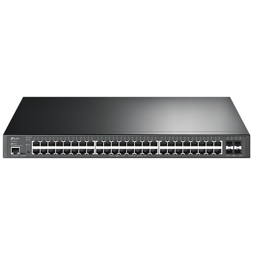 Коммутатор JetStream 48-Port Gigabit and 4-Port 10GE SFP L2 Managed Switch with 48-Port PoE TL-SG3452XP 14422500₽