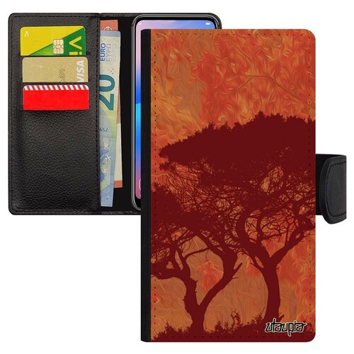 фото Чехол книжка на мобильный iphone xr, "гренадил" дерево природа utaupia