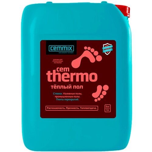 Добавка для теплых полов CemThermo 5л, арт. CEMP003 добавка для теплых полов cemmix cemthermo 5л