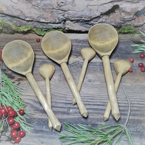 Ложки деревянные 6 штук 