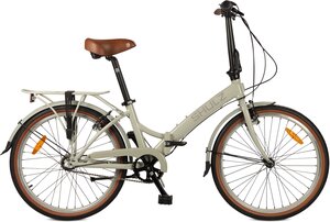 Складной велосипед Shulz Krabi V-brake светло-серый